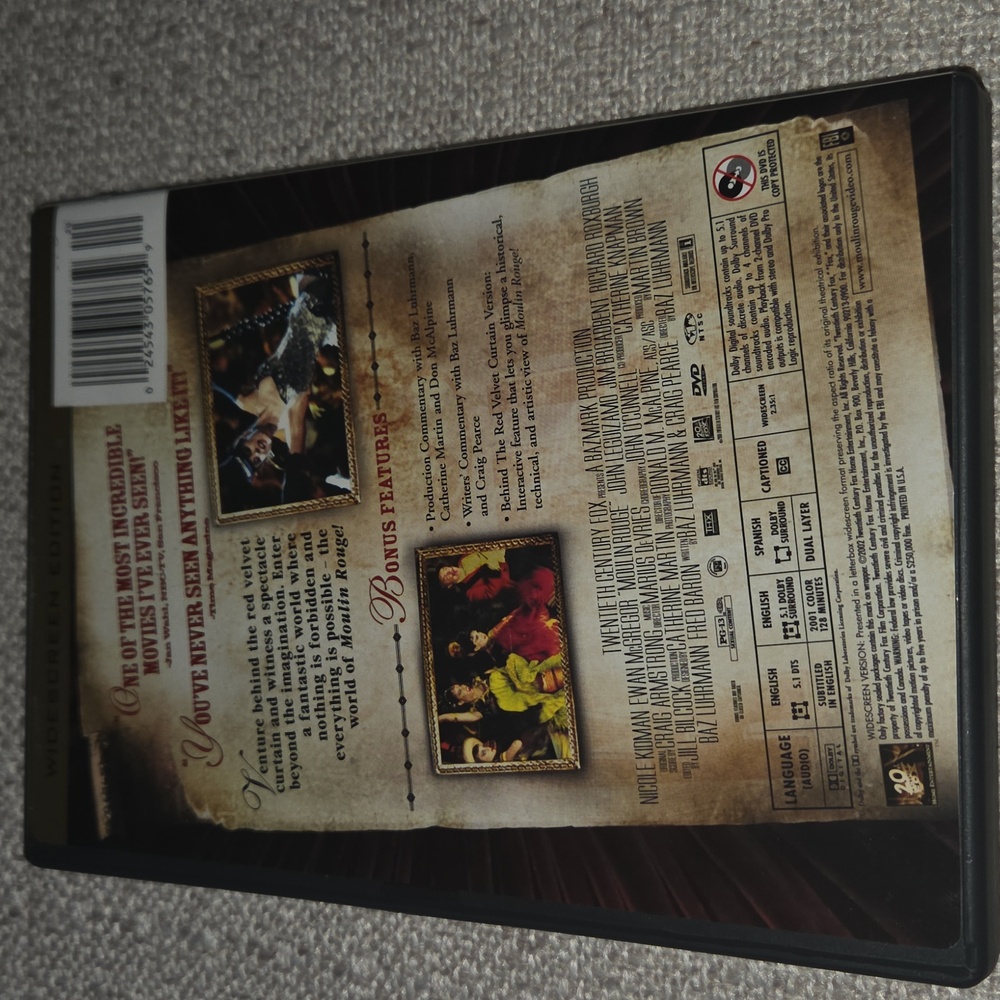 DVD: Moulin Rouge - Picture 2 of 4